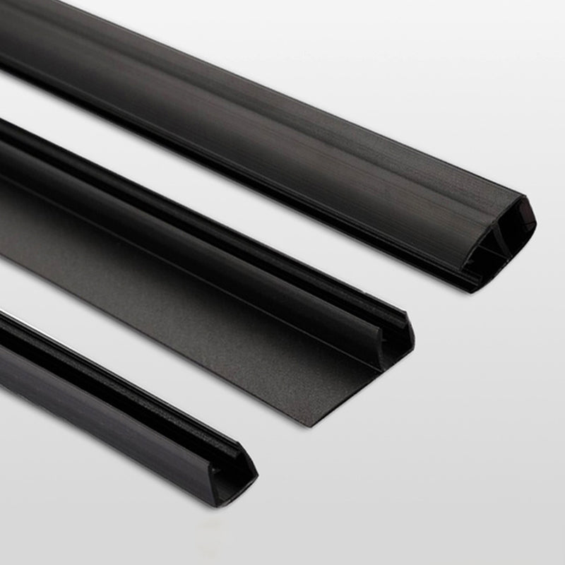 Tempered Frame Shower Doors Black Transparent Shower Bath Door