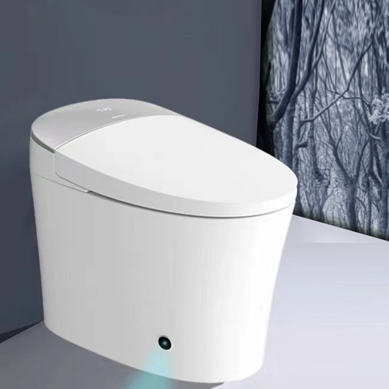 Contemporary Floor Mounted Flush Toilet Ceramic Siphon Jet Urine Toilet for Washroom