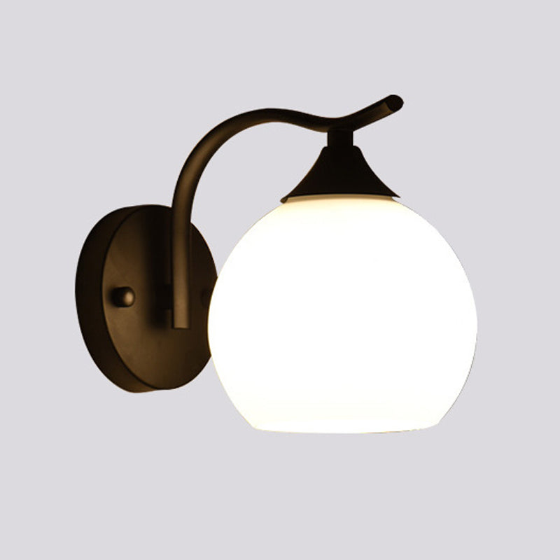 Contemporary Wall Lamp Glass Wall Vanity Lights for Washroom