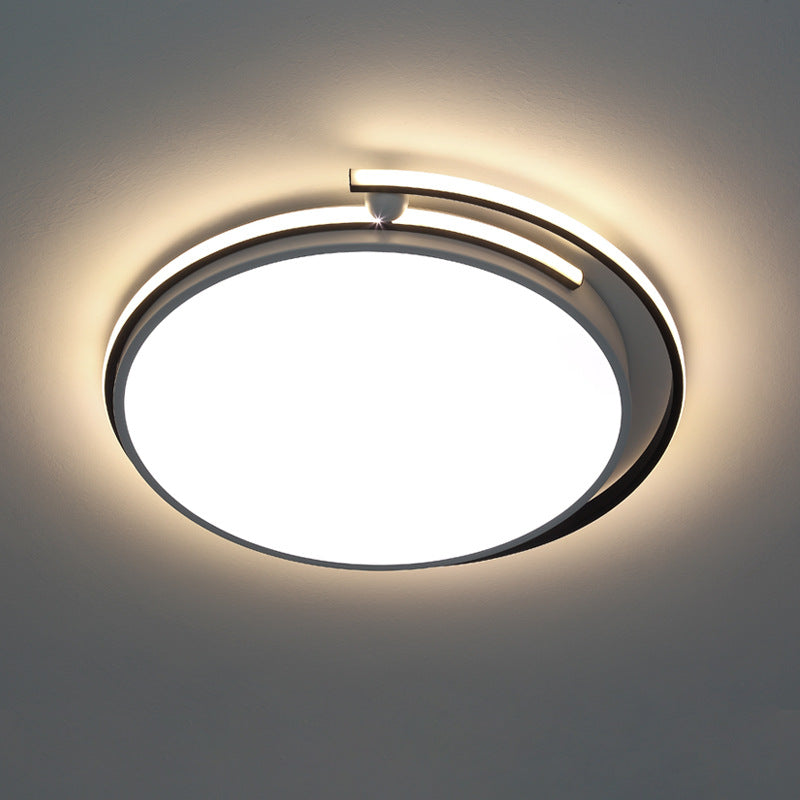 LED-Korridor Flush Licht-Leuchte Minimalist White Flush Mount-Lampe mit Zirkular-Acrylatschirm, 13 "/18" /22.5 " W