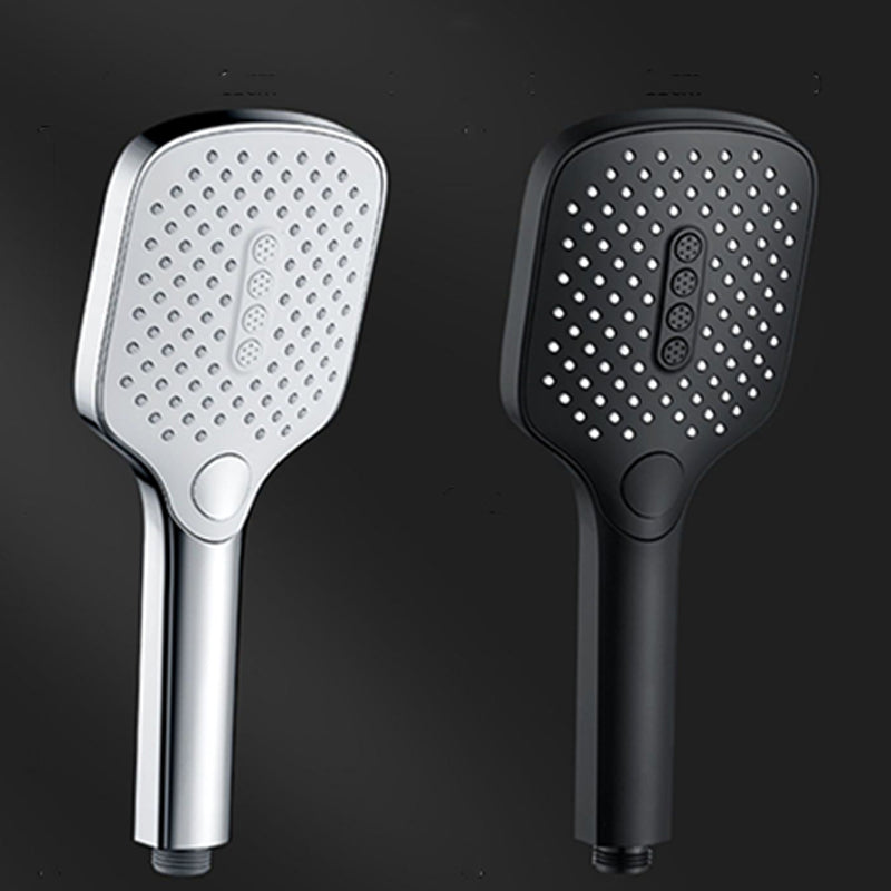 Contemporary Rectangular Hand Shower 3 Sprays Wall-Mount Hand Shower