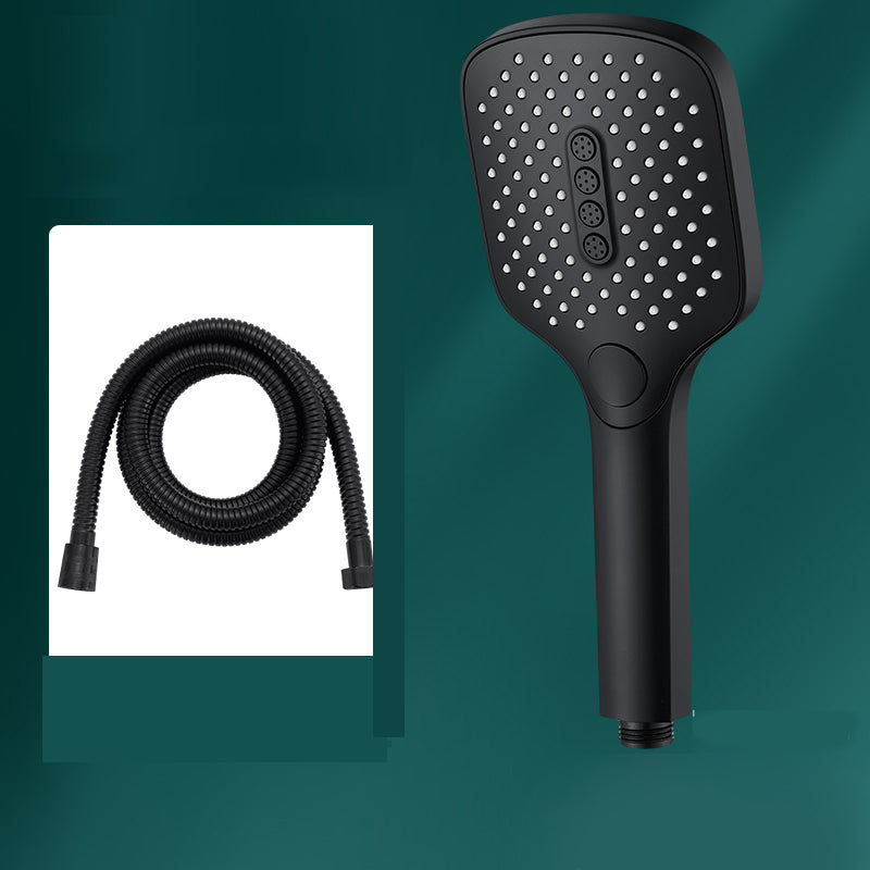 Contemporary Rectangular Hand Shower 3 Sprays Wall-Mount Hand Shower