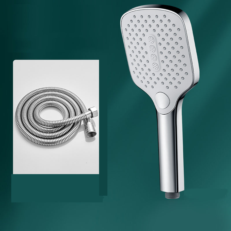 Contemporary Rectangular Hand Shower 3 Sprays Wall-Mount Hand Shower