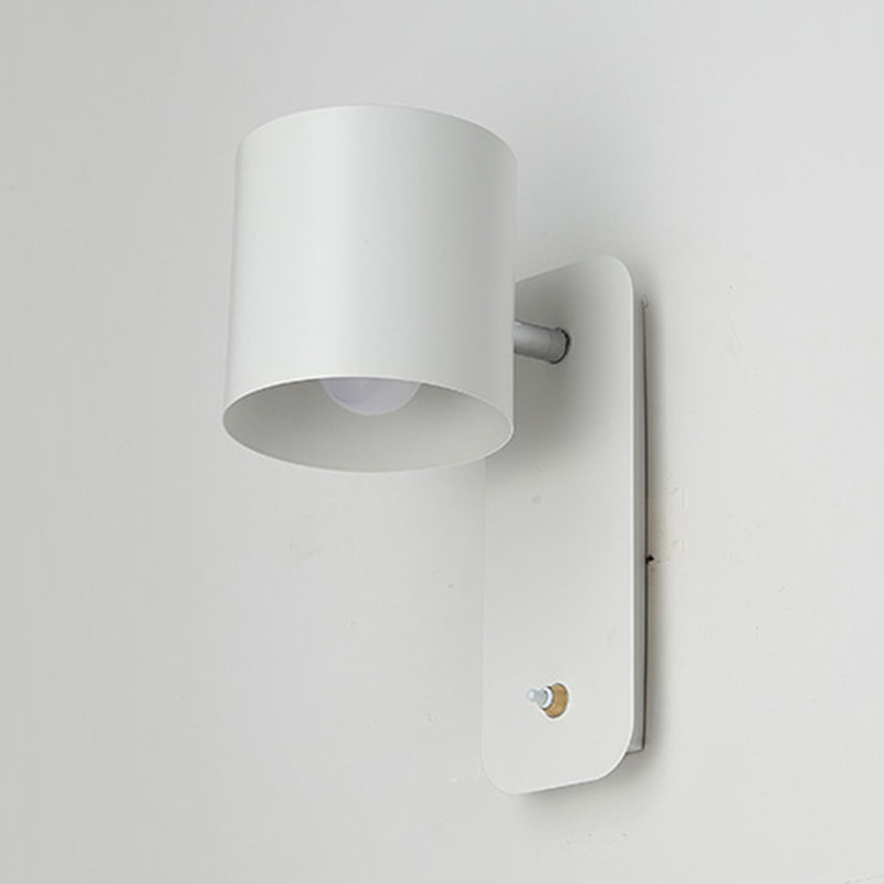 Metal Sconce Light Fixtures Green/White/Gray Wall Mounted Lights for Bedroom