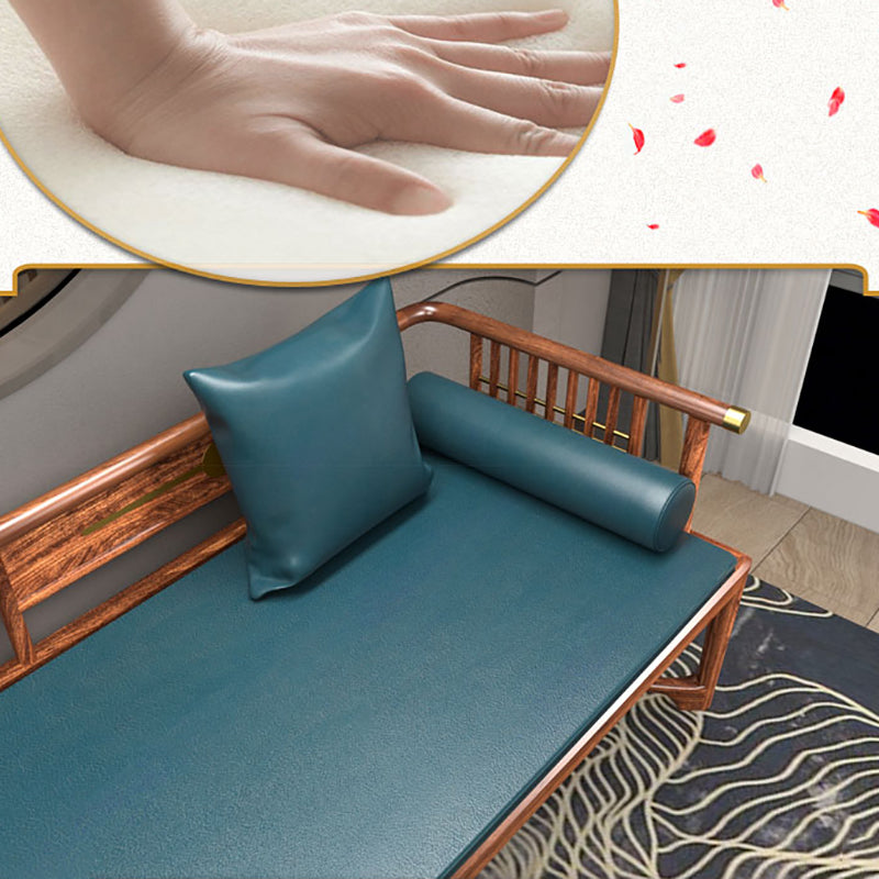 Solid Color Chaise Leather Chaise Lounge Sofa for Living Room