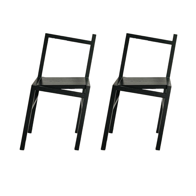 Nordic Style Dining Chairs Solid Wood Dining Chairs for Patio Use