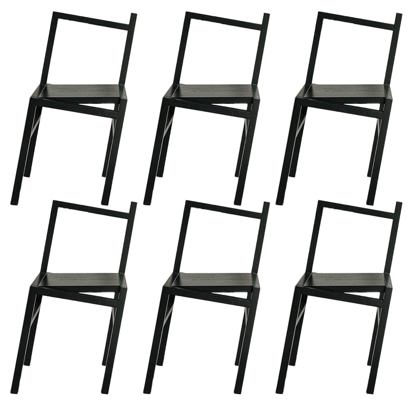 Nordic Style Dining Chairs Solid Wood Dining Chairs for Patio Use