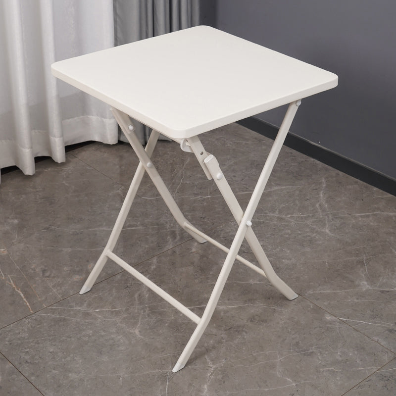 Modern Waterproof Geometric Courtyard Table Iron Base Outdoor Table