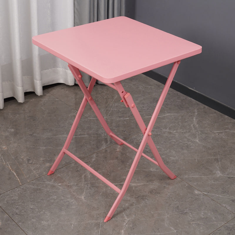 Modern Waterproof Geometric Courtyard Table Iron Base Outdoor Table