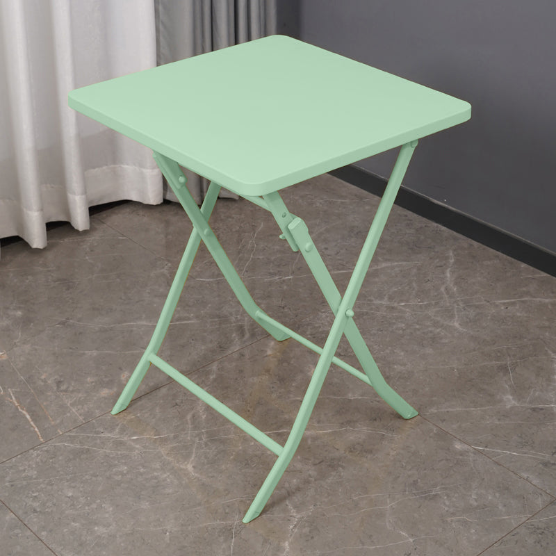 Modern Waterproof Geometric Courtyard Table Iron Base Outdoor Table