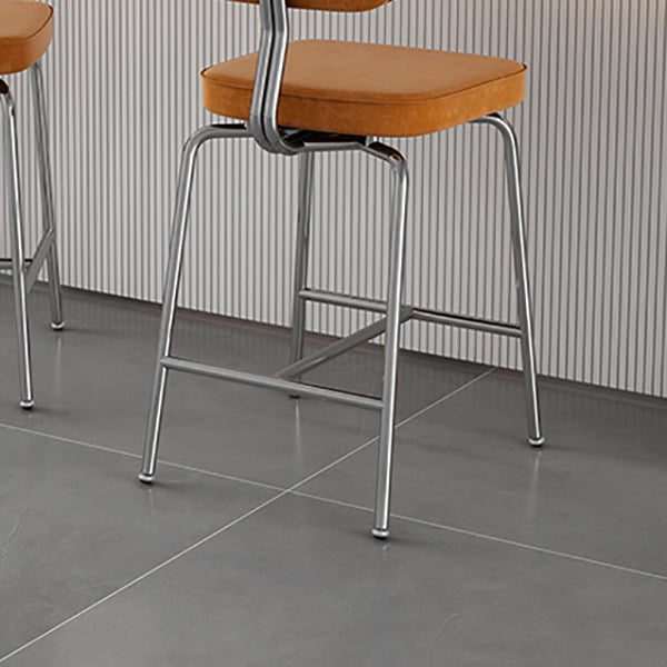 Modern Style Bar Stool Leather Backrest Bar Stools for Dining Room