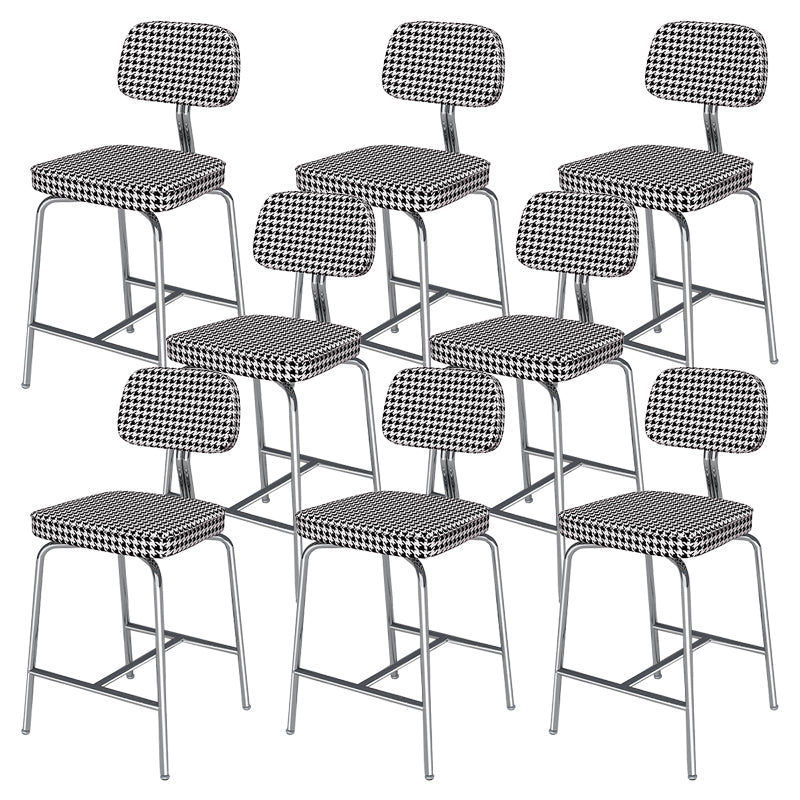 Modern Style Bar Stool Leather Backrest Bar Stools for Dining Room