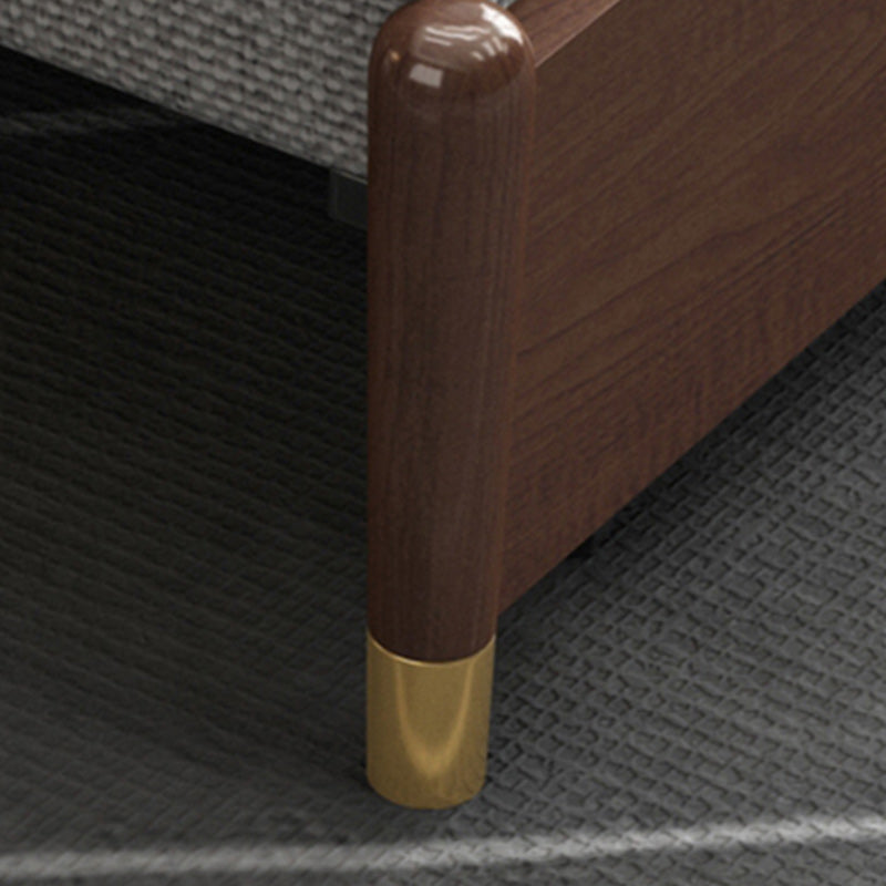 Contemporary Futon Sleeper Sofa Armless Futon and Mattress with Storage