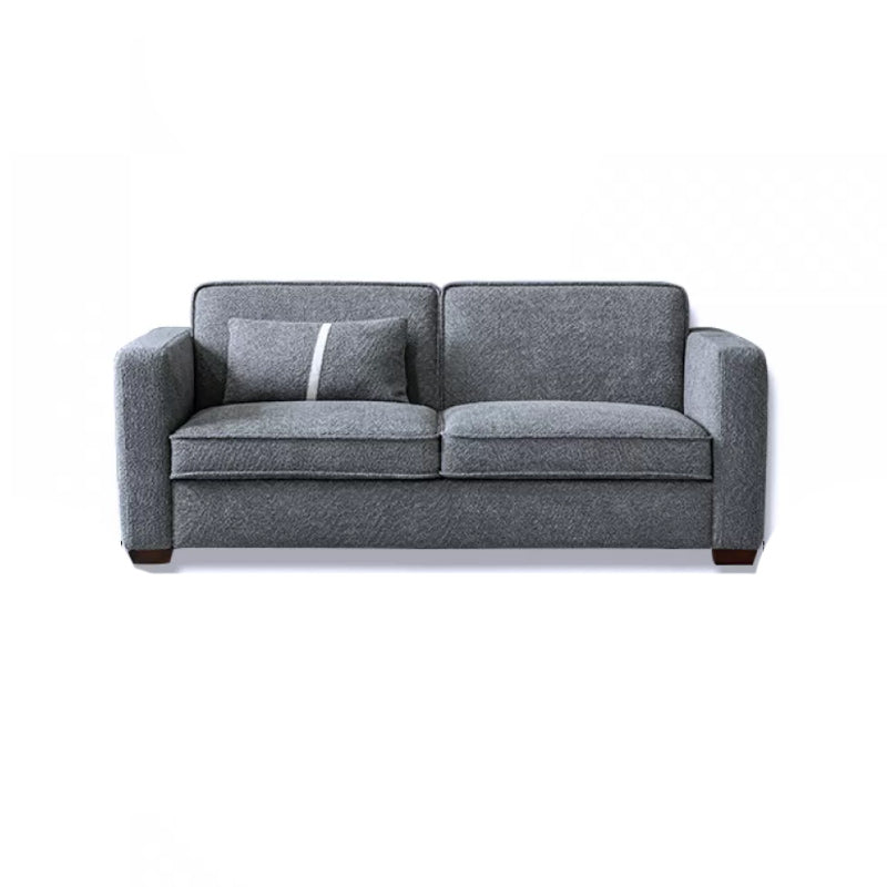 37" Wide Scandinavian Sofa Futon Foldable Upholstered Sleeper Sofa