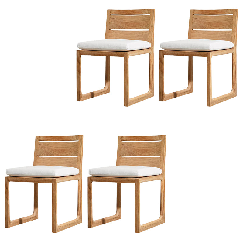 Traditional Outdoor Chair Teak Outdoor Bistro Chair Solid Wood Chair