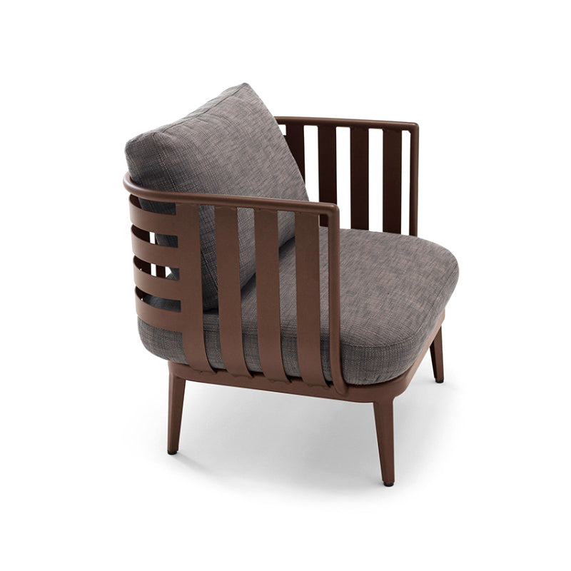 Metal Frame Outdoor Sofa Industrial Water Resistant Patio Sofa