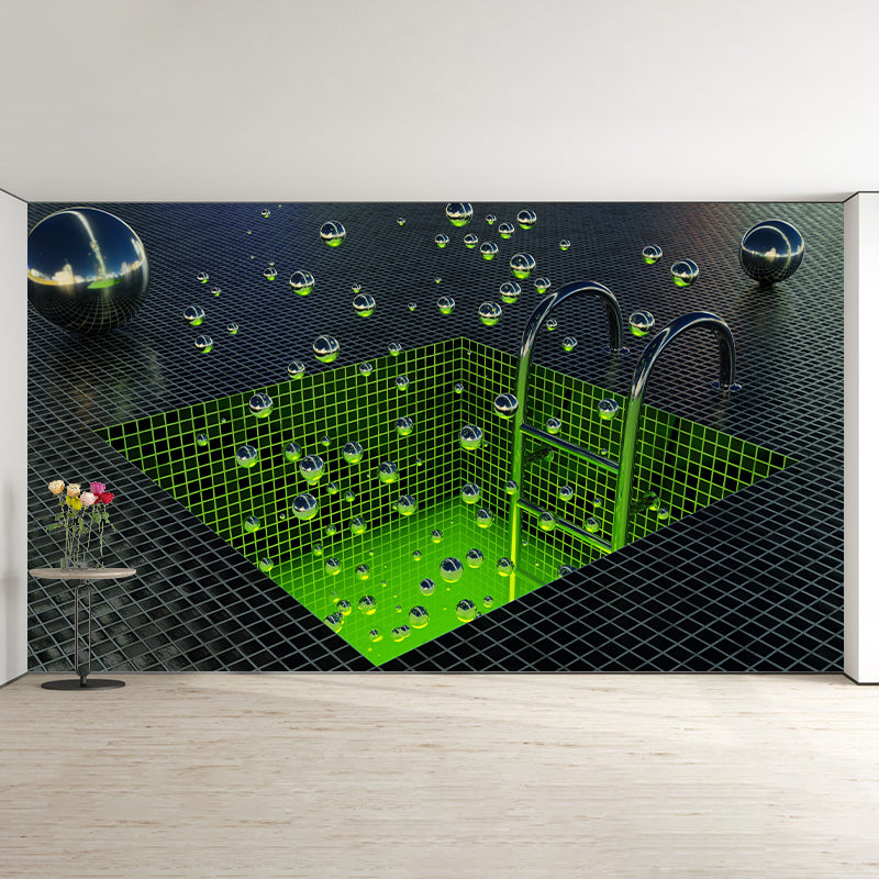 Illustration Mildew Resistant Mural Wallpaper Stereovision Indoor Wall Mural