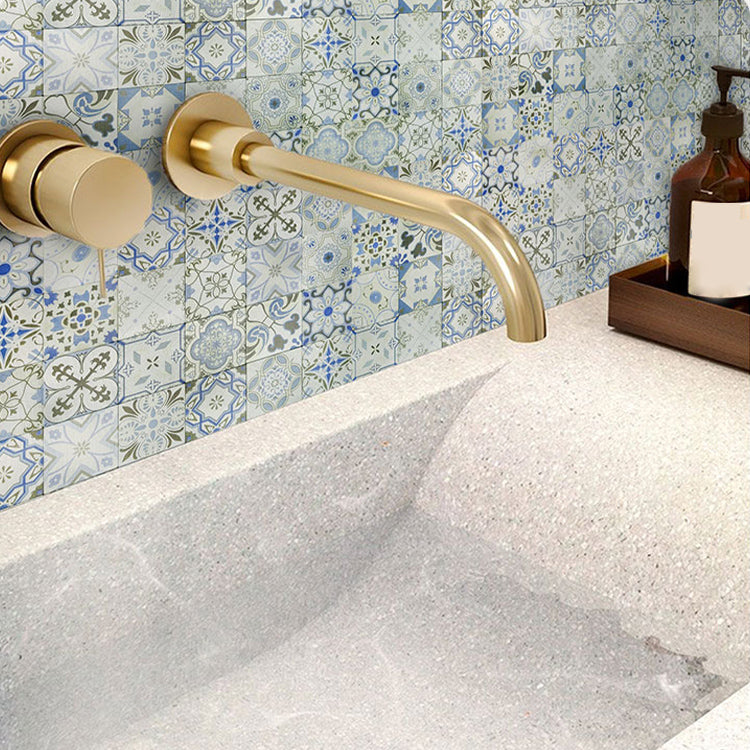 Modern Plastic Peel & Stick Waterproof Peel & Stick Subway Tile