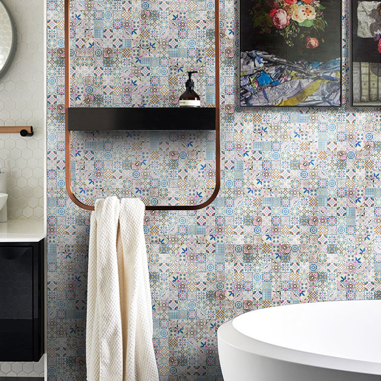 Modern Plastic Peel & Stick Waterproof Peel & Stick Subway Tile