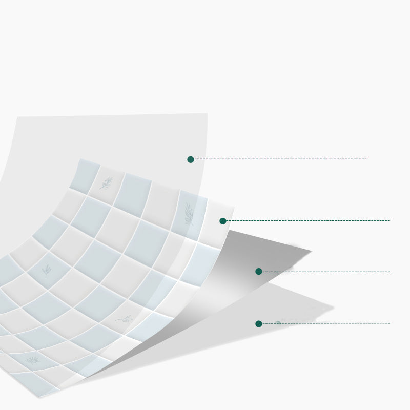 Square Mosaic Peel & Stick Tile Stain Resistant Kitchen Backsplash Tiles