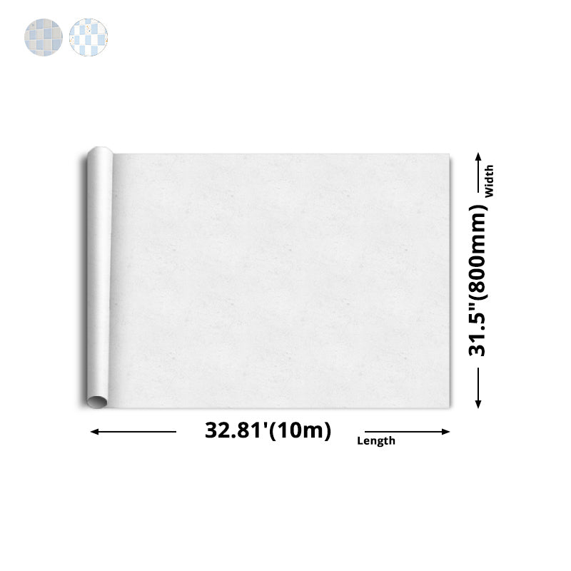 Square Mosaic Peel & Stick Tile Stain Resistant Kitchen Backsplash Tiles