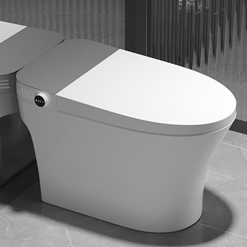 Contemporary Floor Mount Toilet Heated Seat Included Urine Toilet for Bathroom