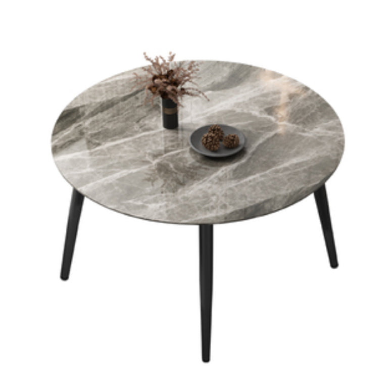Modern Stone Round Dining Table Set 1/2/4 Pieces Dinette Set