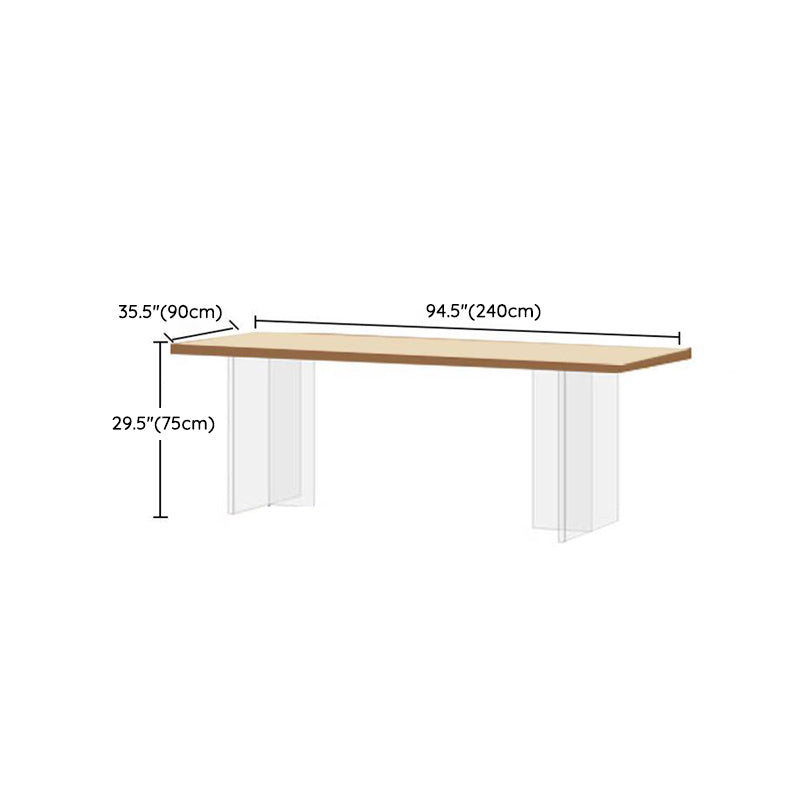 Natural Finish Pine Wood Dining Set 1/2/3/5 Pieces Modern Dinette Set