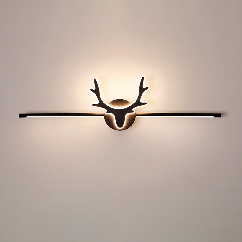 Antlers LED Mirror Front Light Modern Simple Vanity Light with Acrylic Shade for Bathroom