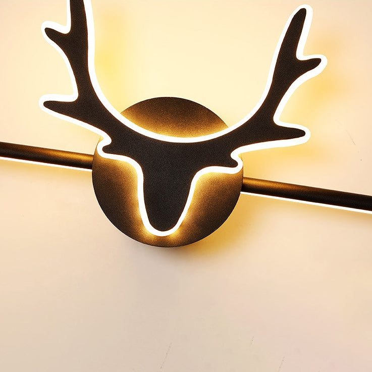 Antlers LED Mirror Front Light Modern Simple Vanity Light with Acrylic Shade for Bathroom