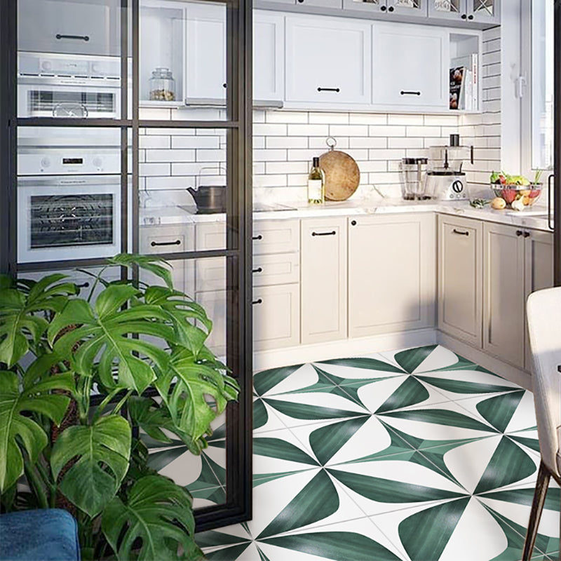 Modern Style Floor Tile Printing Pattern Square Straight Edge Waterproof Floor Tile