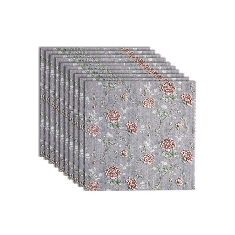 Modern Wall Paneling 3D Print Peel and Stick Waterproof Wall Panel