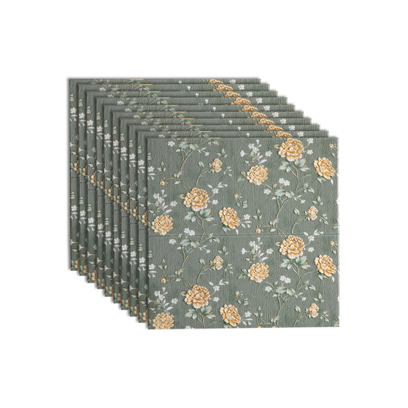 Modern Wall Paneling 3D Print Peel and Stick Waterproof Wall Panel