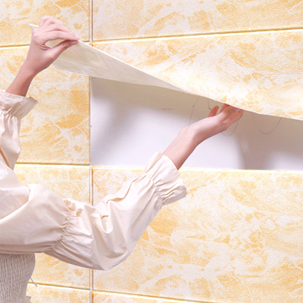 Modern Pearl Wainscoting PVC Foam Wall Access Panel Peel and Stick Wall Tile