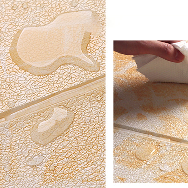 Modern Pearl Wainscoting PVC Foam Wall Access Panel Peel and Stick Wall Tile