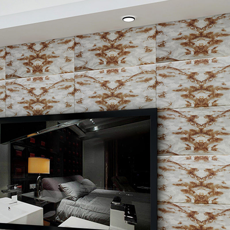 Modern Pearl Wainscoting PVC Foam Wall Access Panel Peel and Stick Wall Tile