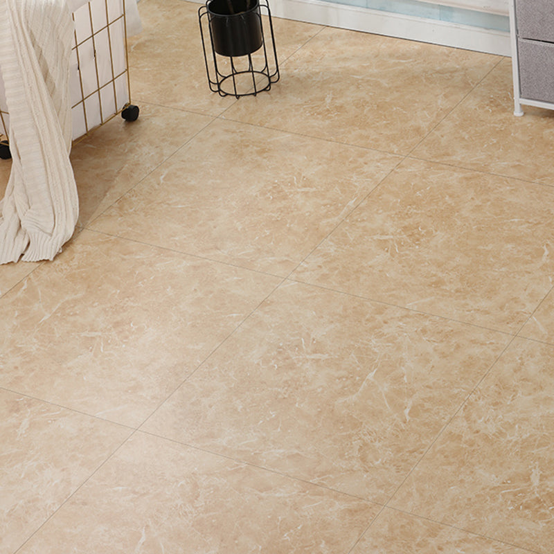 Peel and Stick PVC Flooring Smooth Marble Look Fireproof Vinyl Flooring