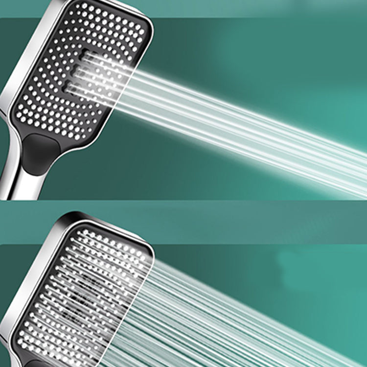 Rectangular Water Filtration Hand Shower 3 Sprays Wall-Mount Hand Shower