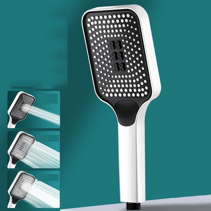 Rectangular Water Filtration Hand Shower 3 Sprays Wall-Mount Hand Shower