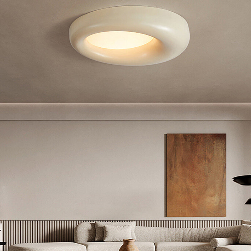 Metal Flush Mount Lamp Acrylic Shade Led Flush Mount for Living Room