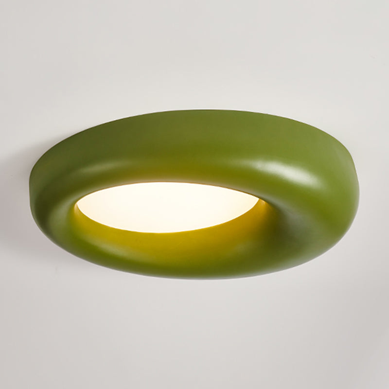 Metal Flush Mount Lamp Acrylic Shade Led Flush Mount for Living Room