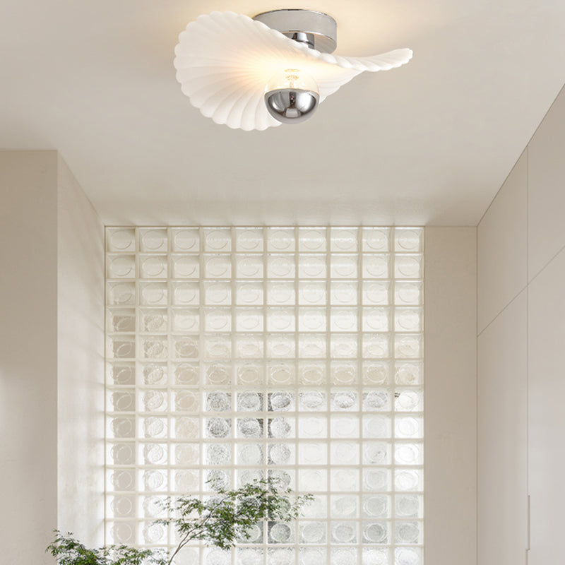 Modern Aluminum Flush Mount Lamp Acrylic Shade Led Flush Mount for Bedroom