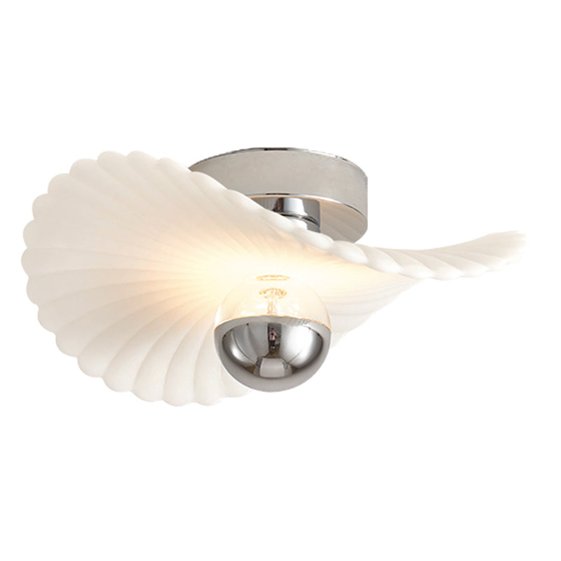 Modern Aluminum Flush Mount Lamp Acrylic Shade Led Flush Mount for Bedroom