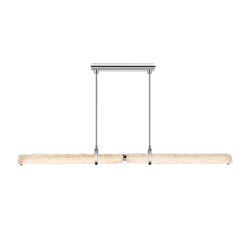 Glass Shade Hanging Island Lights Modern LED Island Lighting Ideas for Kitchen