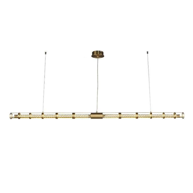 Kitchen Glass Shade Ceiling Pendant Light Modern Gold Shade Chandelier Lamp