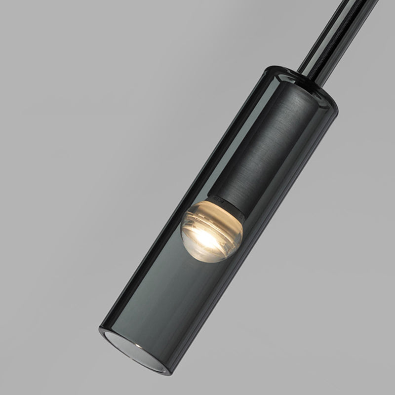 Modernism Wall Sconce Glass Wall Light Fixture in Black for Bedroom