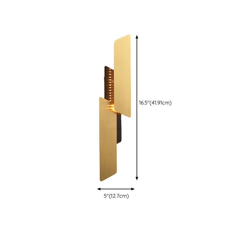 Metal Sconce Light Fixtures Gold Wall Mounted Lights for Bedroom