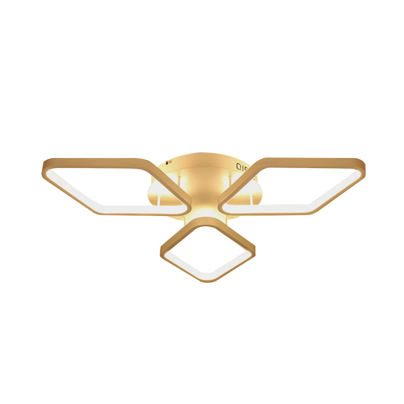 Rhombus blanc plafond monte