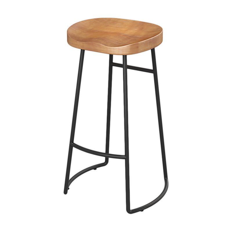 Modern Bar Pub Table Set 1/5/9 Pcs Solid Wood and Iron Bar Table and Stools