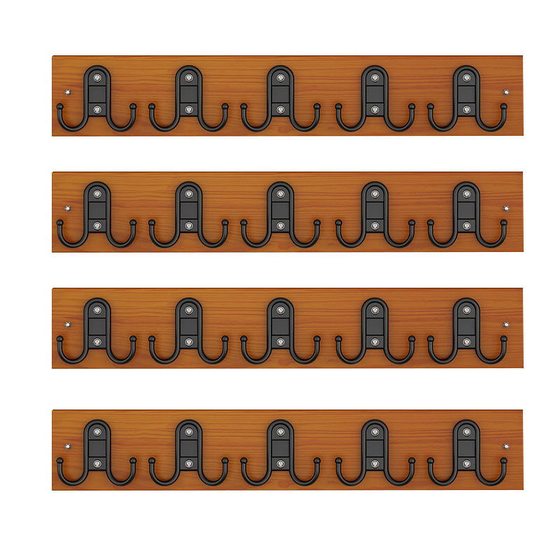 Contemporary Clothes Hanger Wall Mounted Coat Rack with Coat Hooks